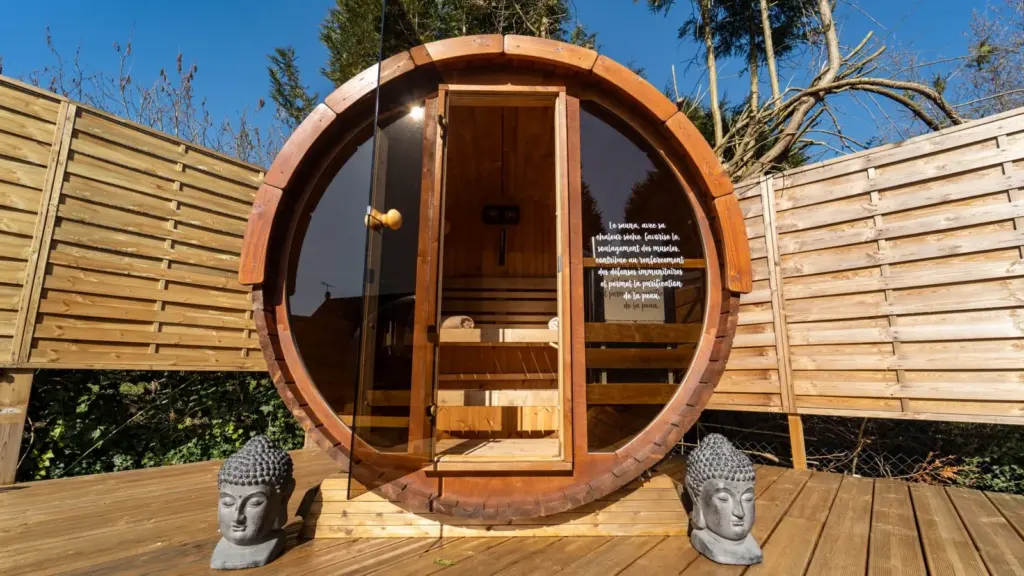 47 Suites & Spa : sauna tonneau finlandais