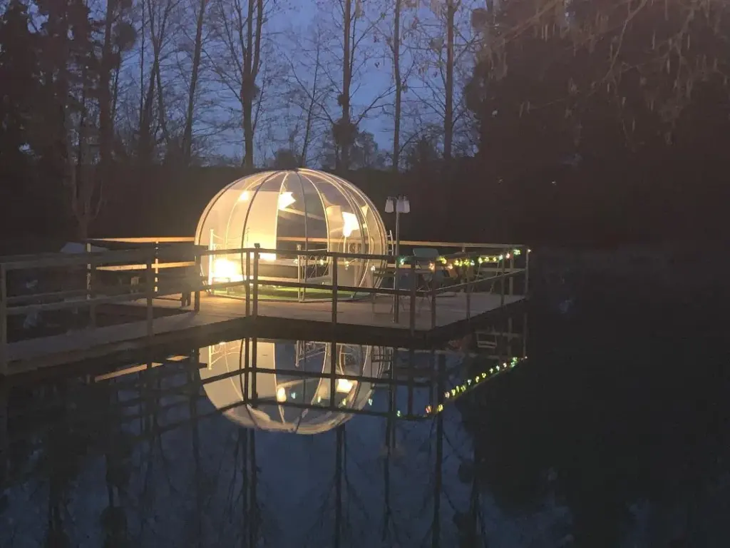 Bulle DO : bulle éclairée au crépuscule