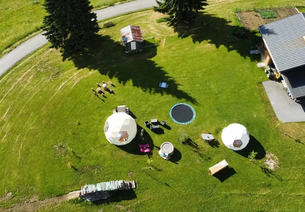 Chéry Dôme : le domaine vu du ciel
