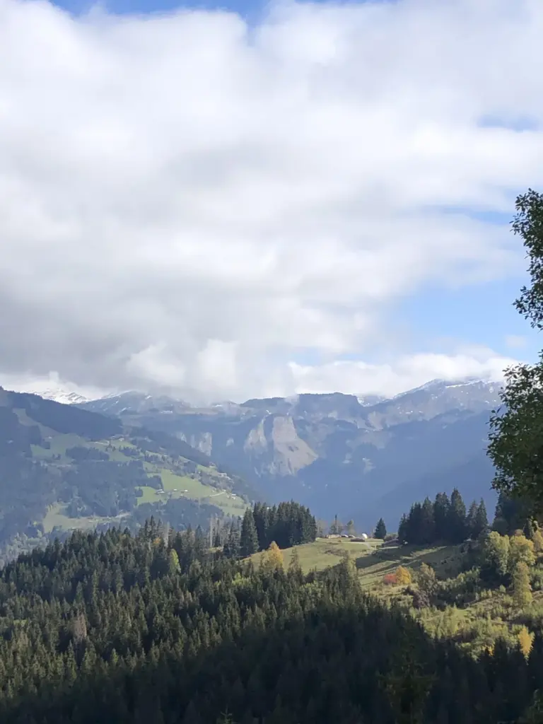 Chéry Dôme : vue sur les Alpes