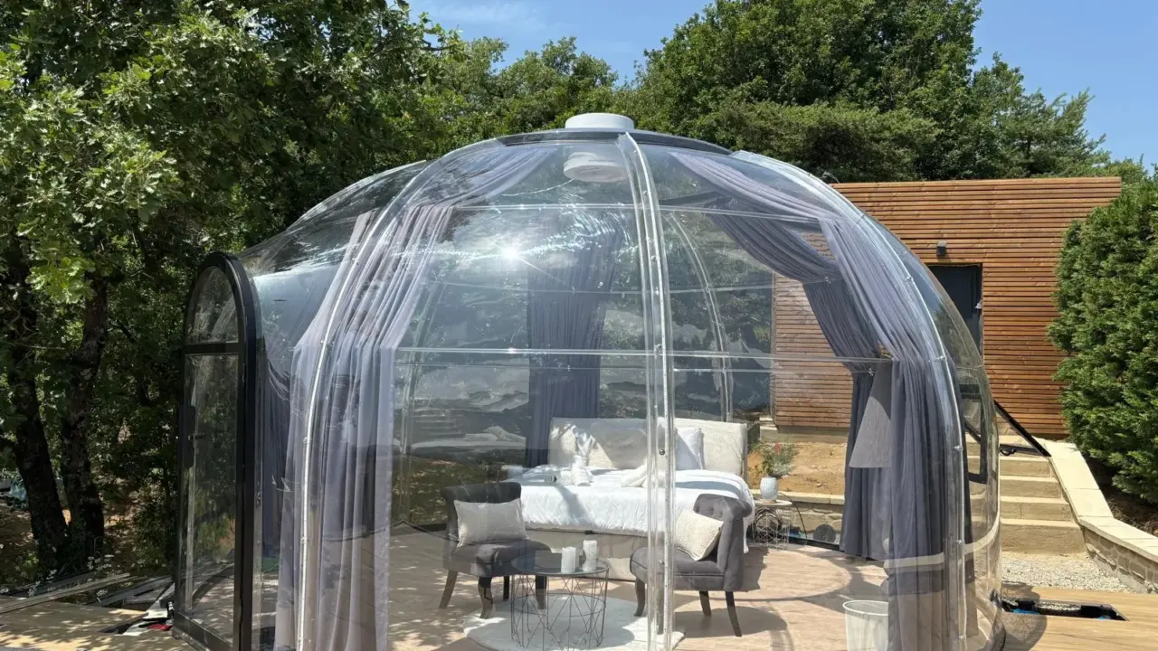 Bulle StelléA – Domaine CollinéA (Bathernay, Drôme)
