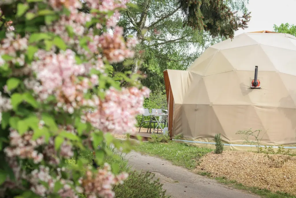 Domaine du Heidenkopf : dôme au printemps
