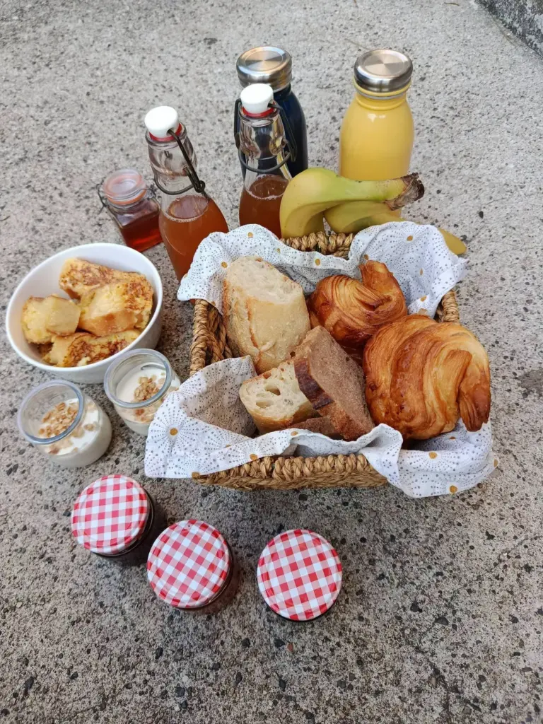 Le Mas du Pestrin : petit-déjeuner