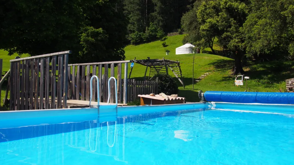 Le Mas du Pestrin : piscine du domaine