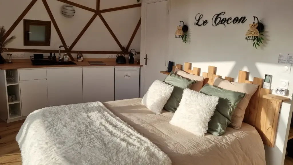 Le Sentier des Étoiles : chambre du dôme Le Cocon
