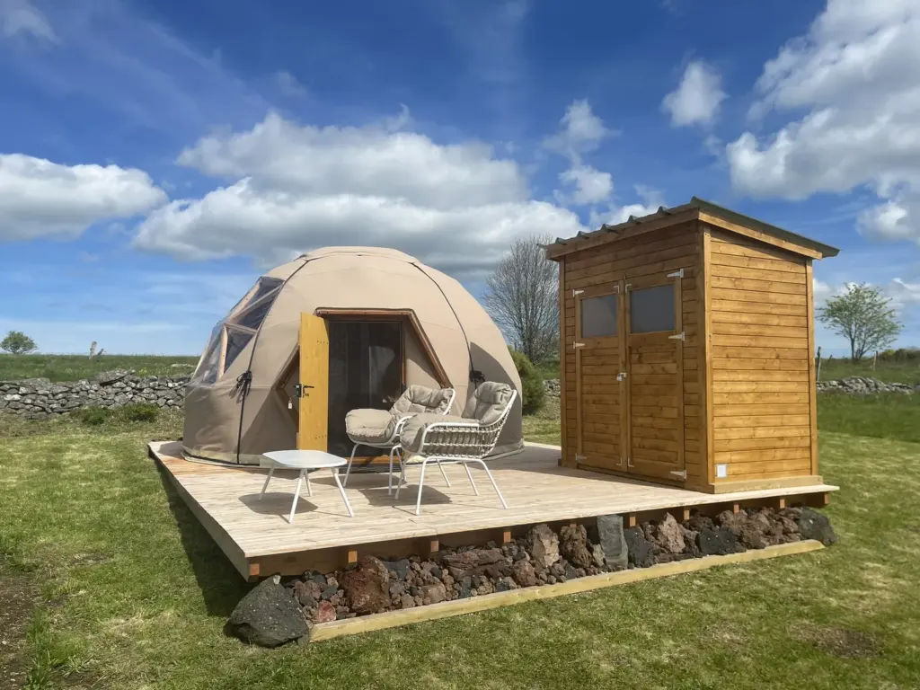 Le Volcanic Dôme : dôme et son cabanon