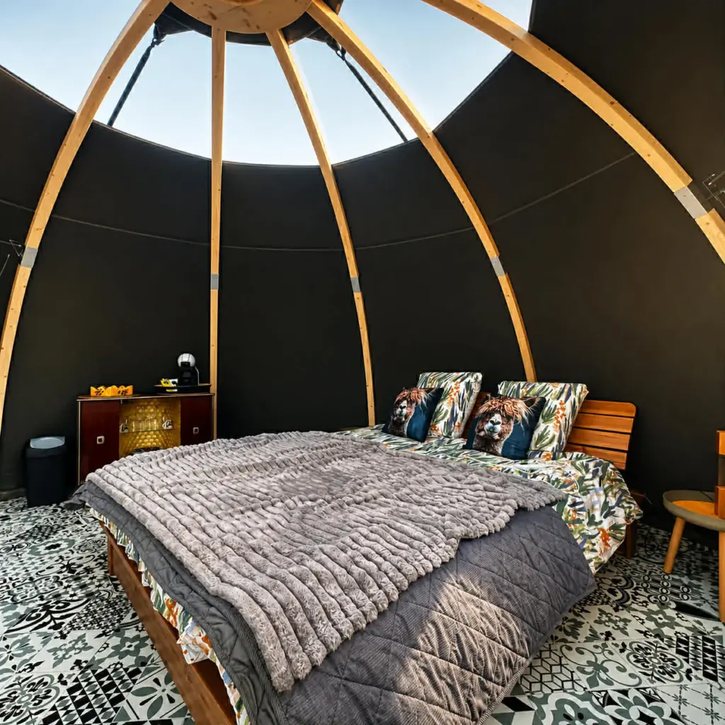 Les Alpagas du Clos : chambre de la Bulle Suri