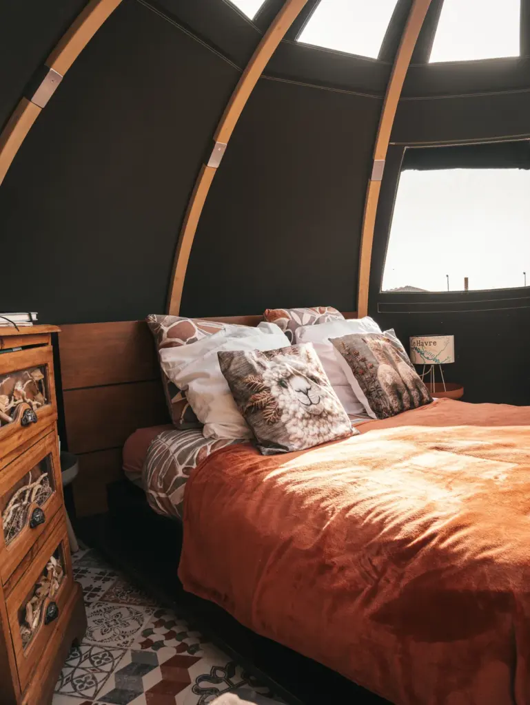 Les Alpagas du Clos : lit double et lit d'appoint