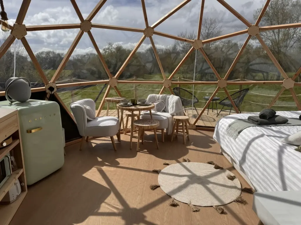 Géode Étoilée : intérieur de la géode