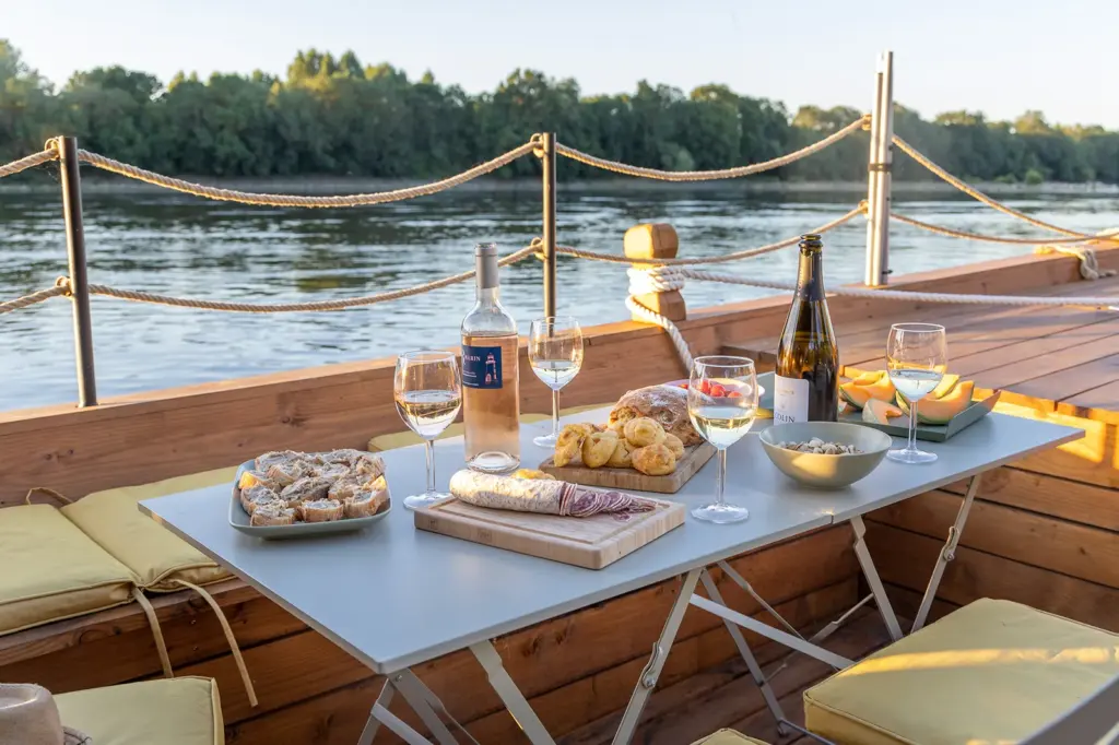 Géode Étoilée : apéritif sur la toue